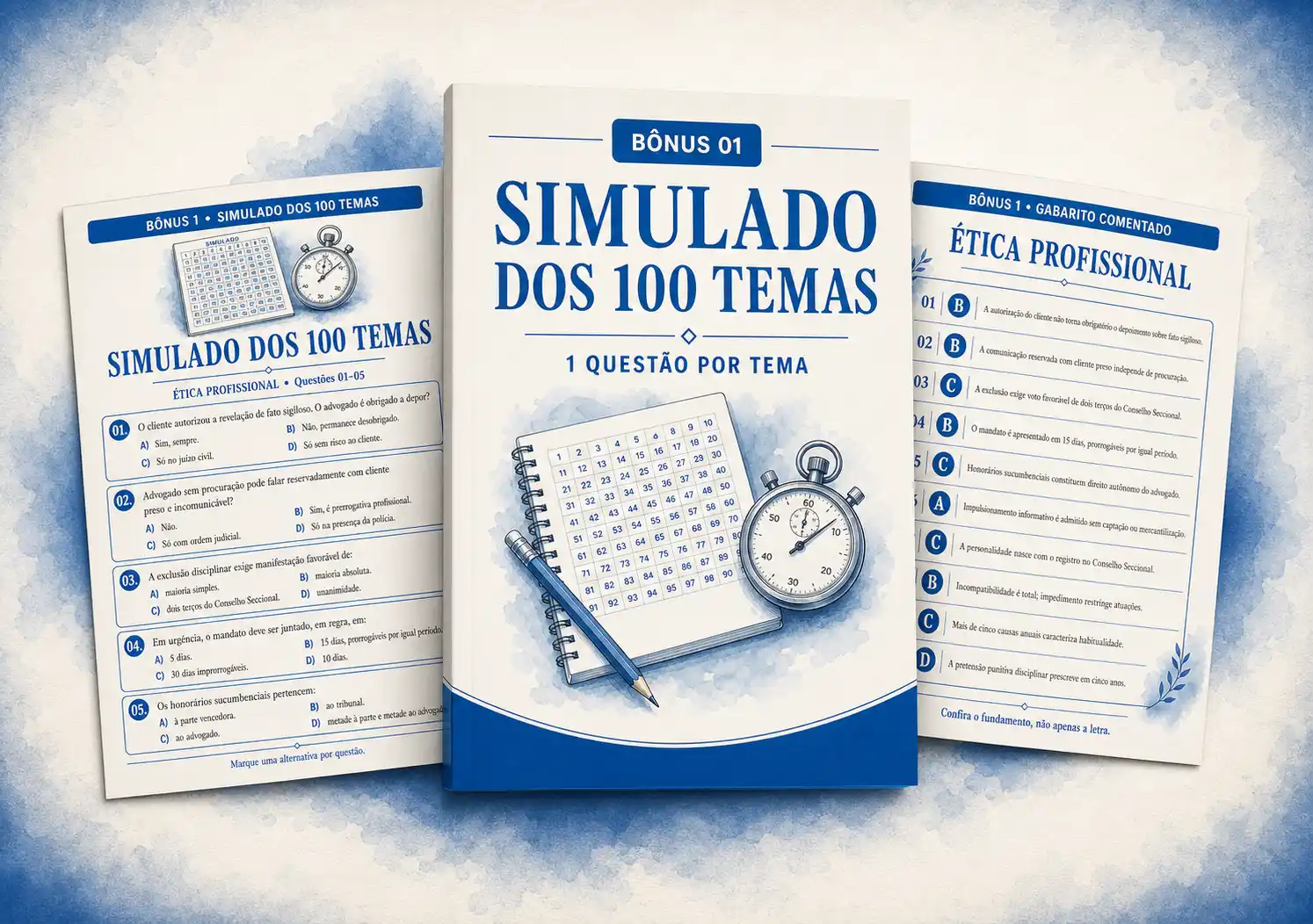 Bônus 1: Simulado dos 100 Temas Prioritários